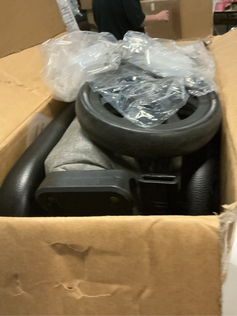 Condition photo showing Good Condition for Lightweight Travel Stroller for Baby & Toddlers - Easy Fold & Compact Stroller with Canopy, Storage Basket, Multi-Position Recline & Convenient One-Hand Fold (Grey)