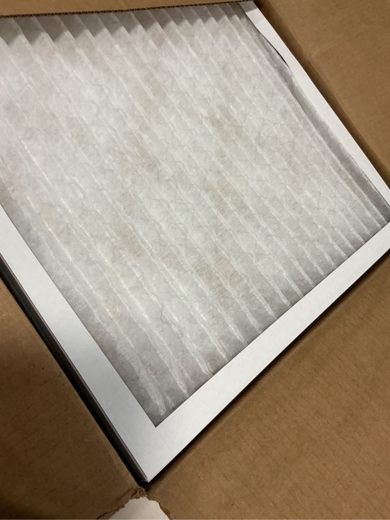 Condition photo showing Good Condition for Amazon Basics 20x25x1 Air Filter 6-Pack, MERV 8 AC Furnace Filters, Removes Dust, Electrostatic, Allergy Control (Actual Size: 19.75" x 24.75" x 0.75") 20x25x1 Merv 8