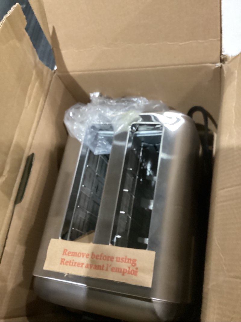 Condition photo showing As Is for Cuisinart CPT-160 Metal Classic 2-Slice Toaster, Brushed Stainless