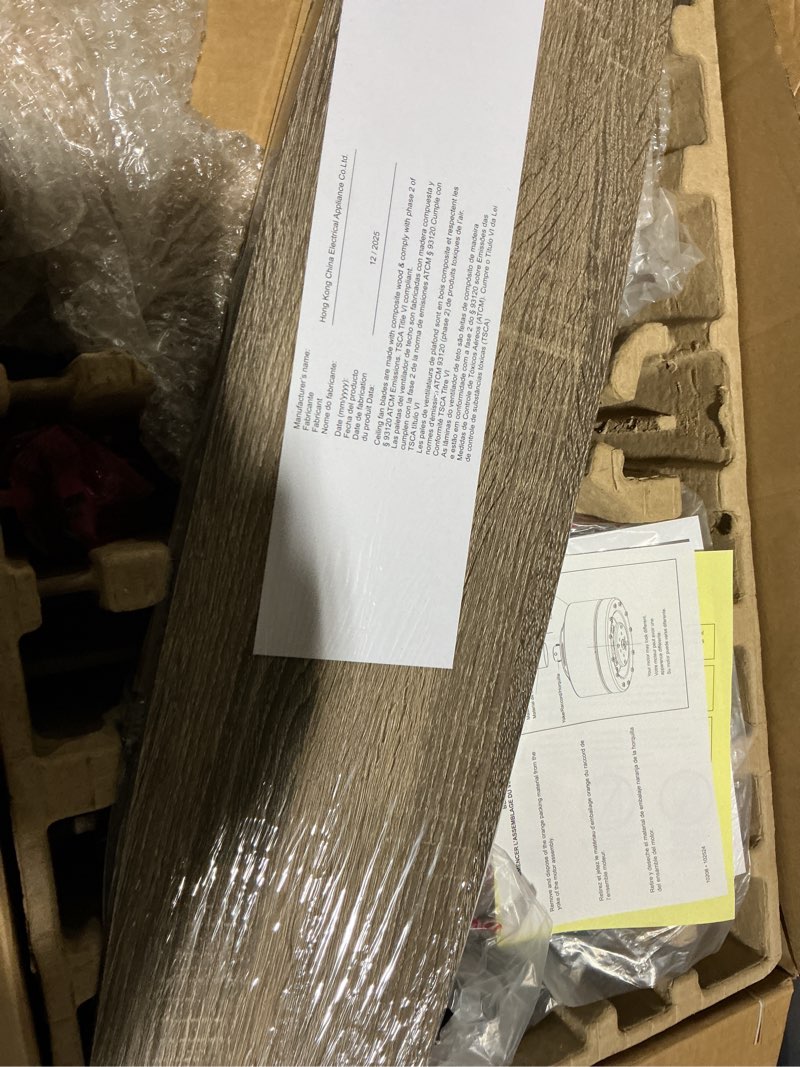 Condition photo showing Good Condition for harbor breeze oakham bronze 70-in indoor ceiling fan (5-blade)