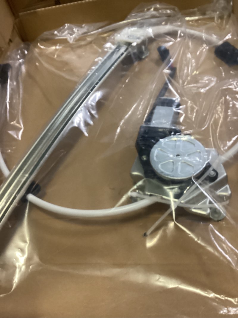 Condition photo showing Good Condition for jc whitney window regulator rear, passenger side compatible with jeep liberty 2002-2006 rh, power, w/motor, ball stud style, w/spring clip, to 11-10-05 jj491707