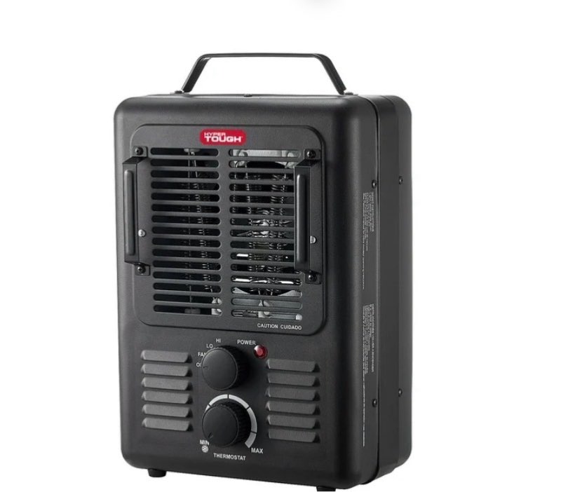 hyper tough new 1500w milkhouse utility heater