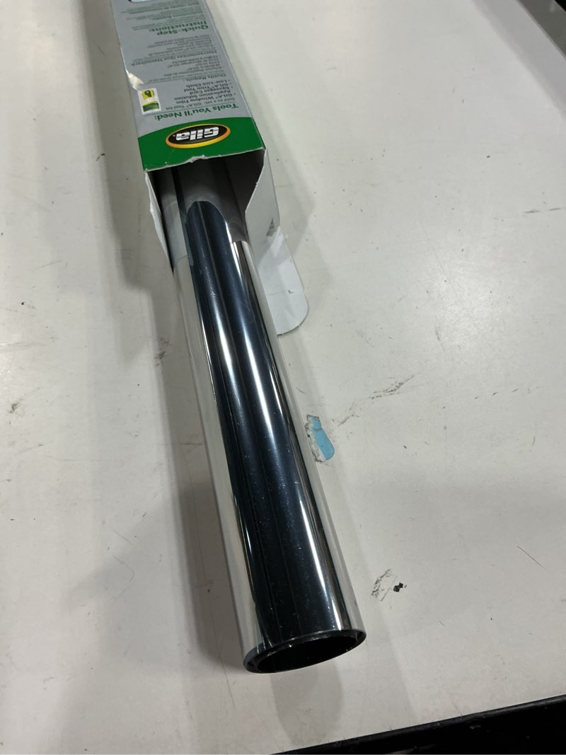 Condition photo showing New/Like New for gila titanium adhesive backed indoor window film 36 in. w x 15 ft. l