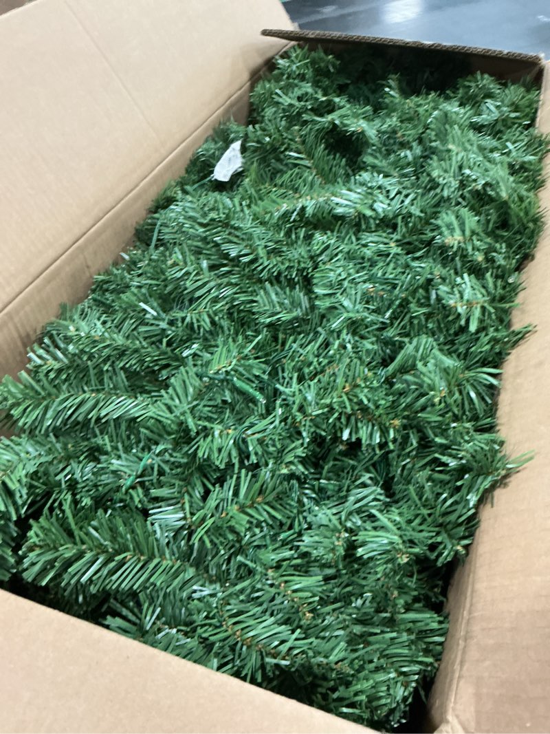 Condition photo showing Good Condition for 60 Inch Large Prelit Christmas Wreath with 300 Warm White Led Lights 8 Lighting Modes Artificial Out