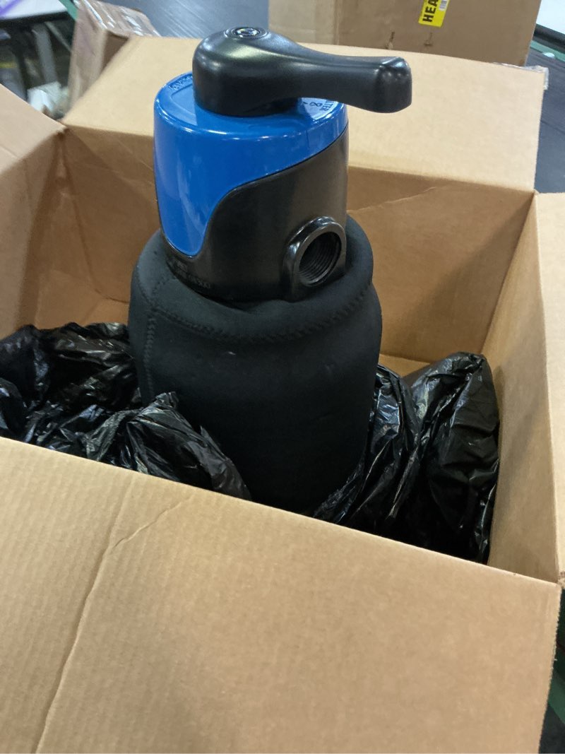 Condition photo showing As Is for akm spotless water system for car wash,pre-filled with di 15l resin, with bypass, di water system,garden hose quick connector, deionized water system for rv, vehicles, bikes, boats, no spots akmjs-bp15tc