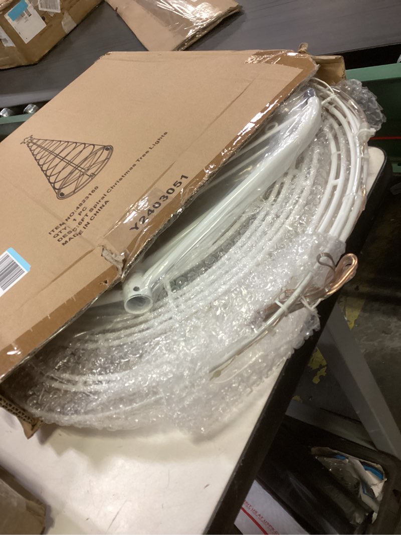 Condition photo showing Good Condition for Vigdur 6FT Spiral Christmas Tree - Outdoor Christmas Tree Lights USB Powered with Remote, Timer, App Control Color Changing Artificial Christmas Trees with Music Sync Mode for Xmas Yard Garden Party