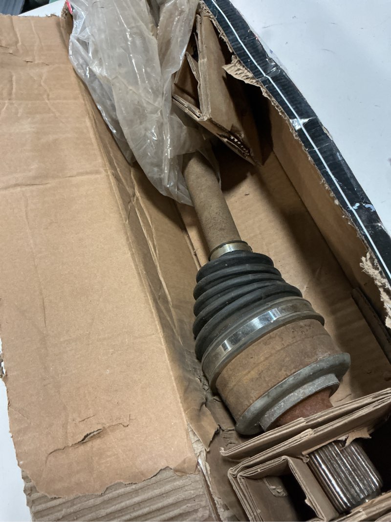 Condition photo showing As Is for a-premium cv axle shaft assembly compatible with chevrolet equinox 2017 & gmc terrain 2017, 2.4l 3.6l, front right passenger side, replace# 23291774