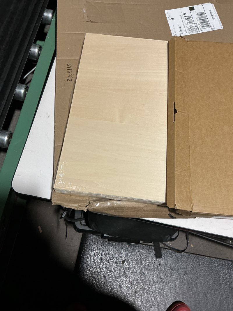 Condition photo showing Good Condition for 12 Pack Basswood Sheets Plywood Board 18 x 24 x 1/8 Inch- 3mm Thick Unfinished Wood Boards with Smooth Surfaces for Crafts, Laser Cutting and Engraving, CNC Cutting, DIY Architectural Models