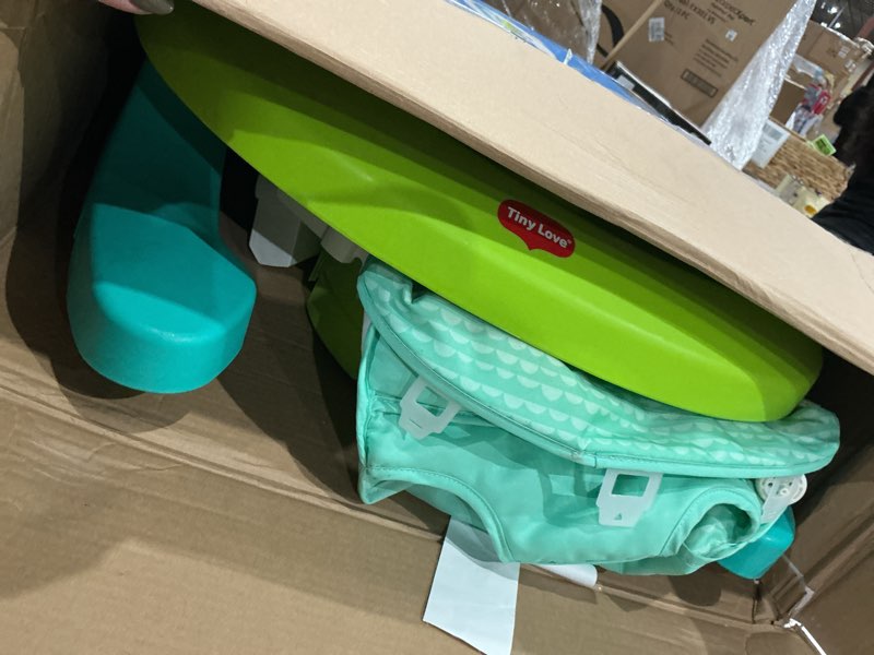 Condition photo showing Good Condition for tiny love 4-in-1 here i grow mobile activity center, baby walkers and activity center, baby activity center with interactive toys and developmental activities, meadow days