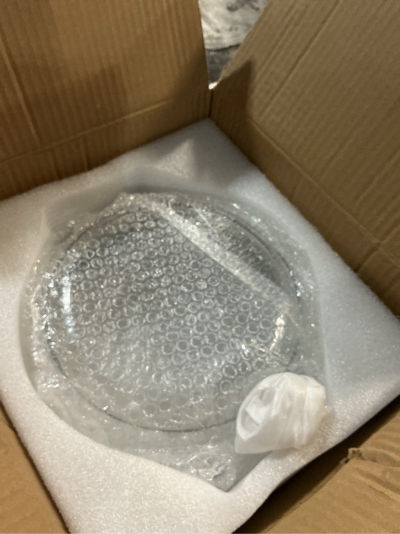 Condition photo showing New/Like New for plastic-free, aceprut new upgrade glass microwave splatter cover for food with ceramic handle & screw, 100% food grade, bpa free, dishwasher safe