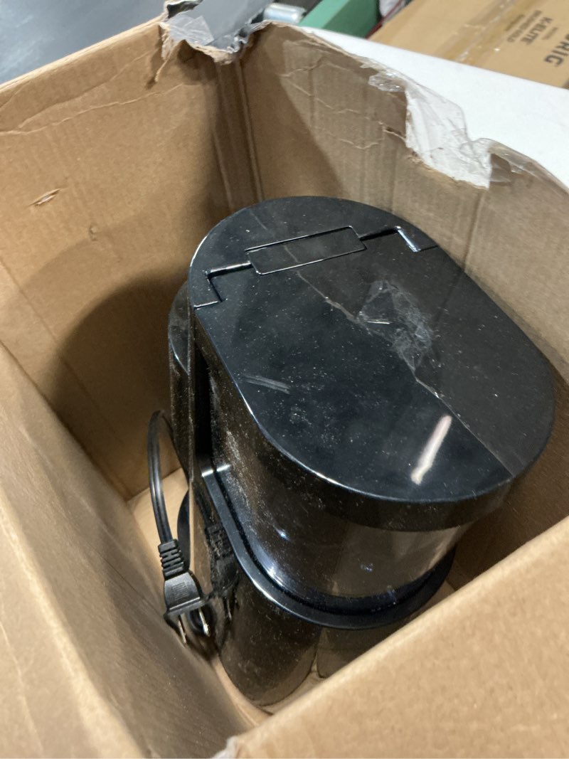 Condition photo showing As Is for krups precision burr coffee grinder: 12 settings, 8 oz capacity for drip, french press, espresso, pour over, cold brew - stainless steel, 110w, auto-stop, easy clean - coffee grinders for home use 12 grind settings 2-12 cups
