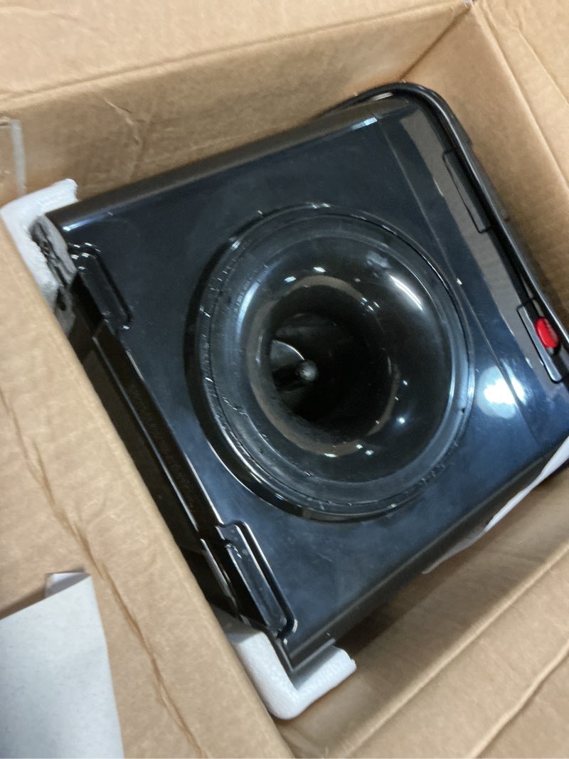 Condition photo showing As Is for Frigidaire EFWC498 - Top Loading Cooler Dispenser -Hot & Cold Water - Child Safety Lock - Innovative Slim & Sleek Design, Holds 3 or 5 Gallon Bottles - Black