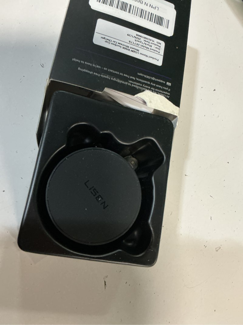 Condition photo showing Good Condition for lisen qi2.2 25w magsafe car mount charger, [2026 upgraded] fast wireless car charger, car phone holder,phone holders for your car accessories vacuum magnetic phone charger for iphone 17 pro max 16-12 217178