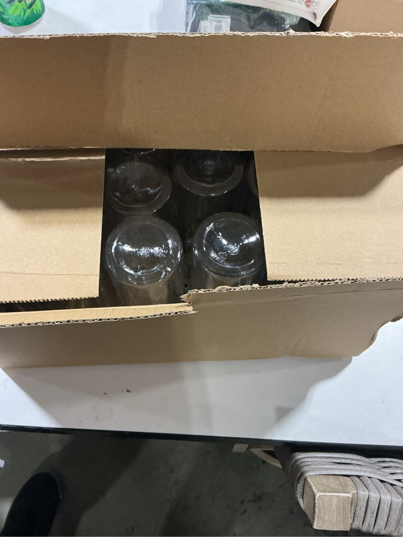Condition photo showing As Is for 22pack 8oz plastic squeezing bottles, clear oil dispenser dropper bottle applicator with twist top cap and leak-proof inner gasket for crafts, art, glue, paint and more (8 oz)