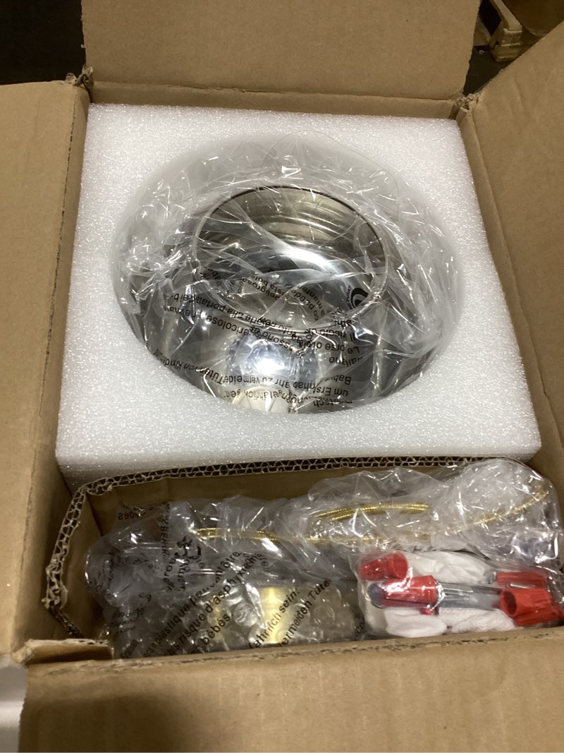 Condition photo showing Good Condition for KCO Lighting Glass Globe Hanging Light Fixture Modern Gold Pendant Lights Kitchen Island Mid Century Dining Room Hanging Light Fixtures Over Table Single Pendant Light Gold-20cm