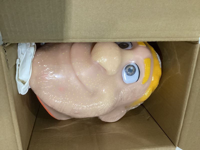 Condition photo showing New/Like New for brenzo 2026 new refillable pimple popping toy – big head squeeze toy with golden hair for stress & anxiety relief, realistic pus burst fidget toy, funny gag gift for adults b-yellow