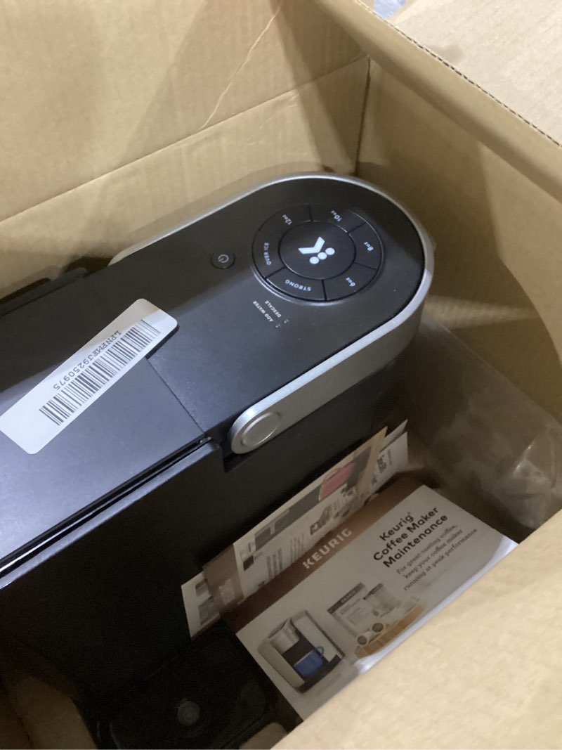 Condition photo showing As Is for Keurig K-Supreme Single Serve K-Cup Pod Coffee Maker, MultiStream Technology, 4 Brew Sizes, 66oz Dual-Position Removable Reservoir, Black Black Coffee Maker