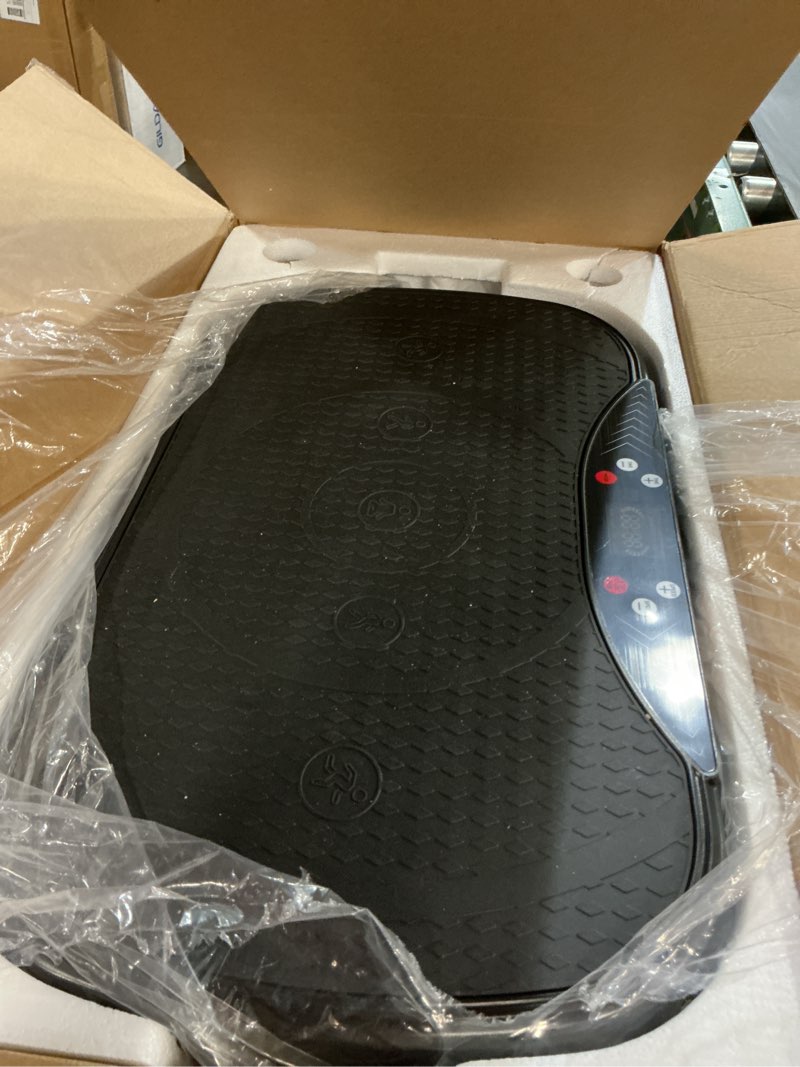 Condition photo showing Good Condition for MERACH Vibration Plate Exercise Machine, Vibration Plate for Lymphatic Drainage Weight Loss, Vibrating Plate Exercise Machine with Bluetooth and LED Display, Workout Equipment for Women Men Home Black