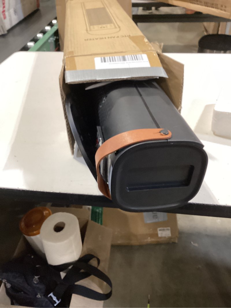 Condition photo showing Good Condition for space heaters indoor use, 26" 12ft/s electric heater with remote, 1500w electric heaters with 75°oscillation, 1-12h timer, ptc electric heater for large room, bedroom home office1