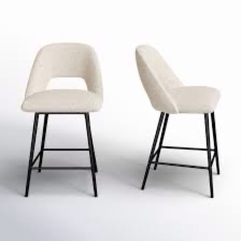 Valdez Boucle Dining Chair (Set of 2)