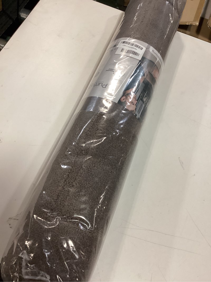 Condition photo showing Good Condition for PURRUGS Machine Washable Kitchen Rug 32" x 70", Non-Slip/Skid Hallway Runner Rug, Super Absorbent Soft Area Rug for Kitchen, Hallway & Laundry, Rolled Packaging, Grayish Brown Grayish Brown 32" x 70"