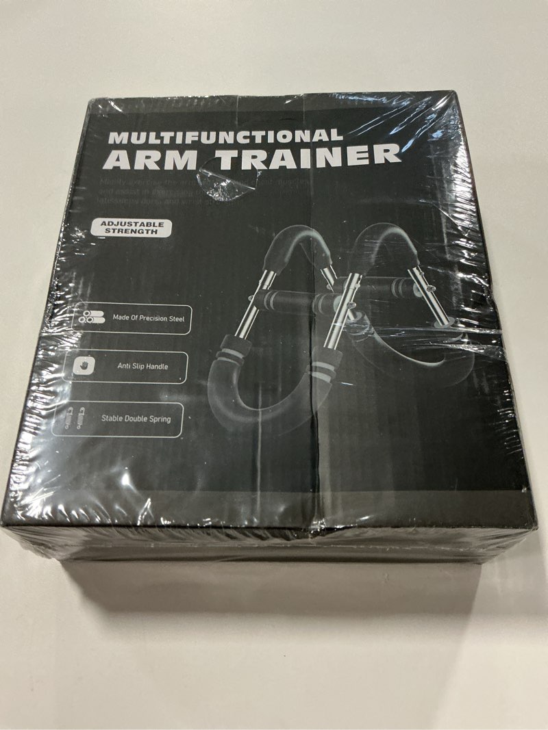 Condition photo showing New/Like New for Twister Arm Trainer, 40-100lb Adjustable Arm Trainer for Men, Arm Trainer with Chest Workout Equipment, Forearm Triceps Chest Enhanced Exercise Strengthener, Portable Gym Home Fitness Equipment Blue