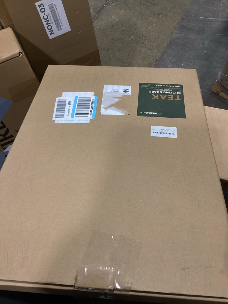 Condition photo showing Good Condition for extra large teak wood cutting board for kitchen 20inch non slip feet heavy duty butcher block chopping board nice solid thick wooden juice groove big xxl large best hardwood kitchen counter organic 20"l x 14"w