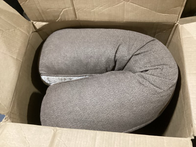 Condition photo showing Good Condition for Bedsure SupportMax XL Plus Orthopedic Dog Beds Large Sized Dog - Extra Thick Supportive Dogs Couch with Waterproof Washable Cover, Jumbo Comfort Pet Sofa with Soft Sherpa & Nonskid Bottom, Brown, 48" 48"L x 35"W x 10"Th Brown