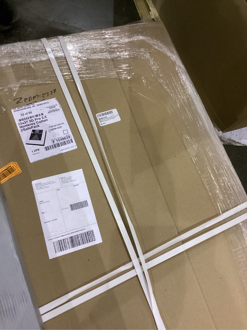 Condition photo showing New/Like New for MASTERPIECE Z2DM-2337 3D Pro 2.5" Deep Monterey 10.5 oz Cotton Medium Texture Stretched Canvas 23" x 37" 2 Piece