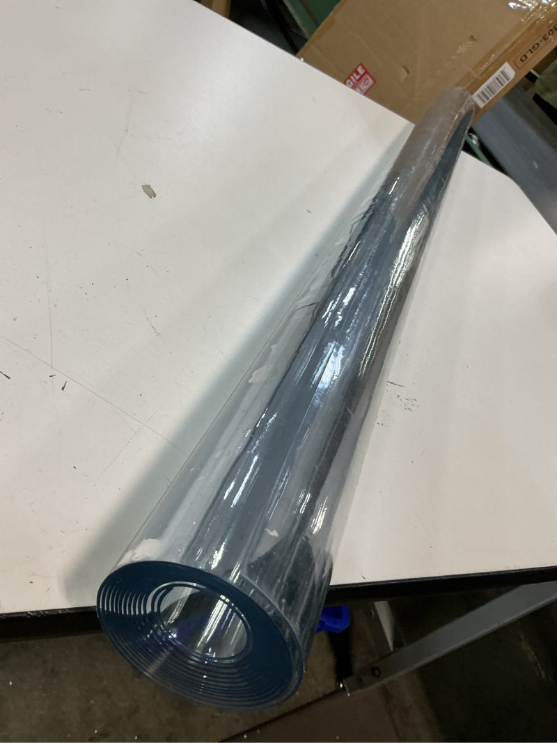 Condition photo showing Good Condition for Custom 1.5mm Thick Frosted Table Cover Protector 44 x 80 Inch Waterproof PVC Protective Table Pad Transparent Mat for Coffee Table, Dining Room Table, Office Desk, End Table/Night Stand 44" x 80" Frosted 1.5mm