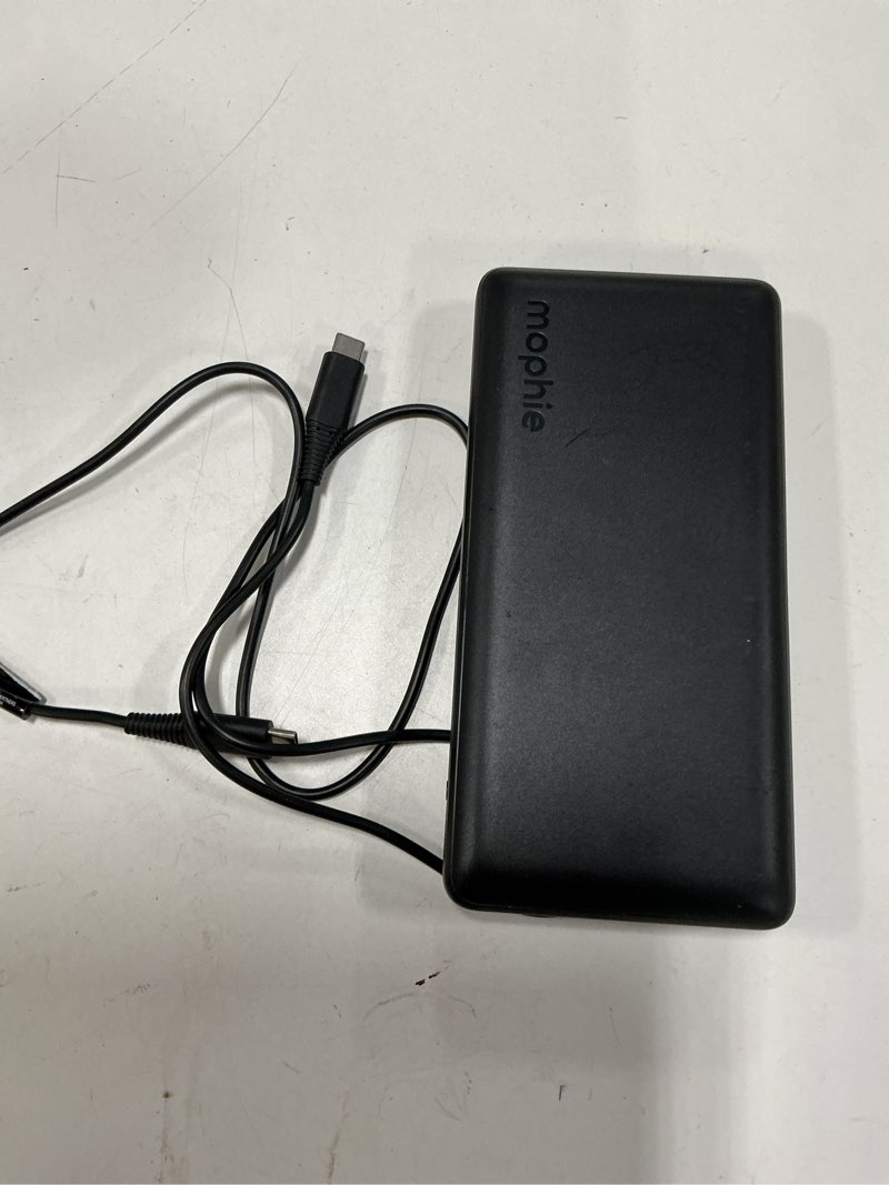 Condition photo showing Good Condition for mophie 20k portable power bank and portable charger - usb-a and usb-c inputs -compatible with iphone, ipad, airpods, samsung galaxy, note, pixel & more - includes charging cable – black