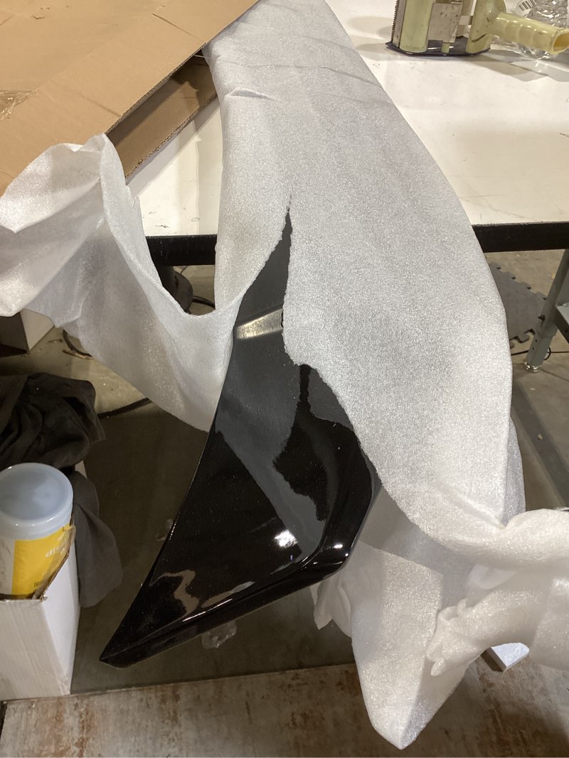 Condition photo showing Good Condition for time secret rear spoiler wing fit for hyundai sonata 2020 2021 2022 2023 2024 se/sel/sport/n line/limited/sonata hybrid, gloss black rear trunk spoiler wing lid