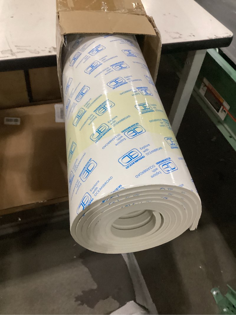 Condition photo showing New/Like New for Similar to stock photo!!!  OCEANBROAD EVA Foam Boat Flooring with 3M Adhesive Backing Marine Self-Adhesive Decking Faux  Sheet for Jon Boats Swim Platform Helm Pad RV Floor white