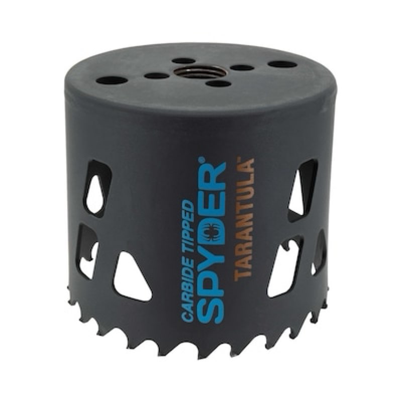 spyder tarantula 3-in carbide-tipped non-arbored hole saw