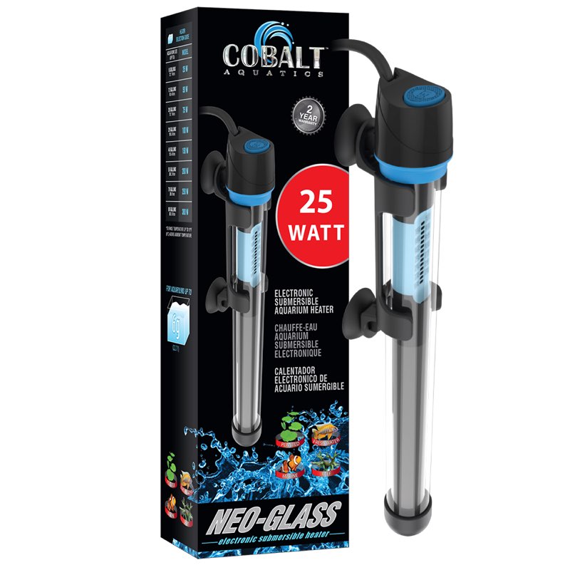 Cobalt Aquatics Neo-Glass Submersible Aquarium Heater