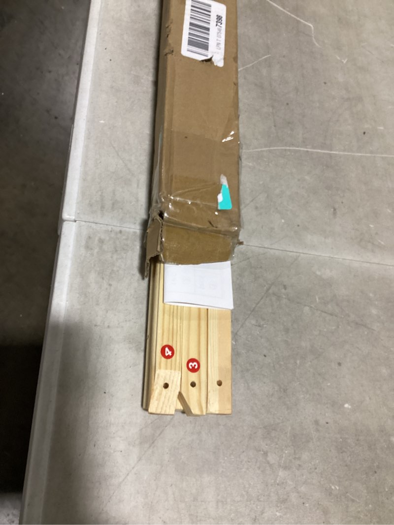 Condition photo showing Good Condition for nianfeng wooden easel stand for sign, easel display stand floor for wedding sign with adjustable tray, 63-inch, tripod a-frame poster light duty, welcome, art show & baby shower (natural)