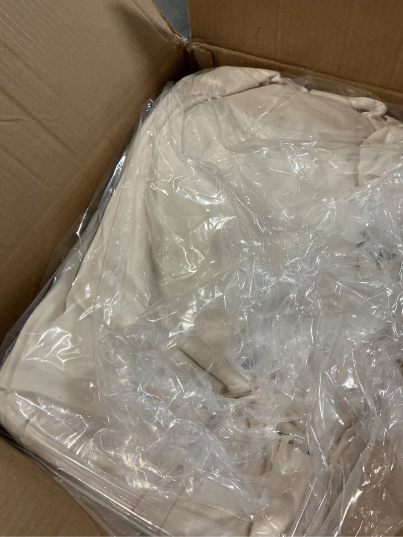 Condition photo showing Good Condition for 72inch ivory round tablecloth,2 pack wrinkle resistant 6ft spandex tablecloth,washable stretchy polyester table cloth round cover for dining table,wedding,reception banquet, birthday party, buffet ivory 72in(2pack)