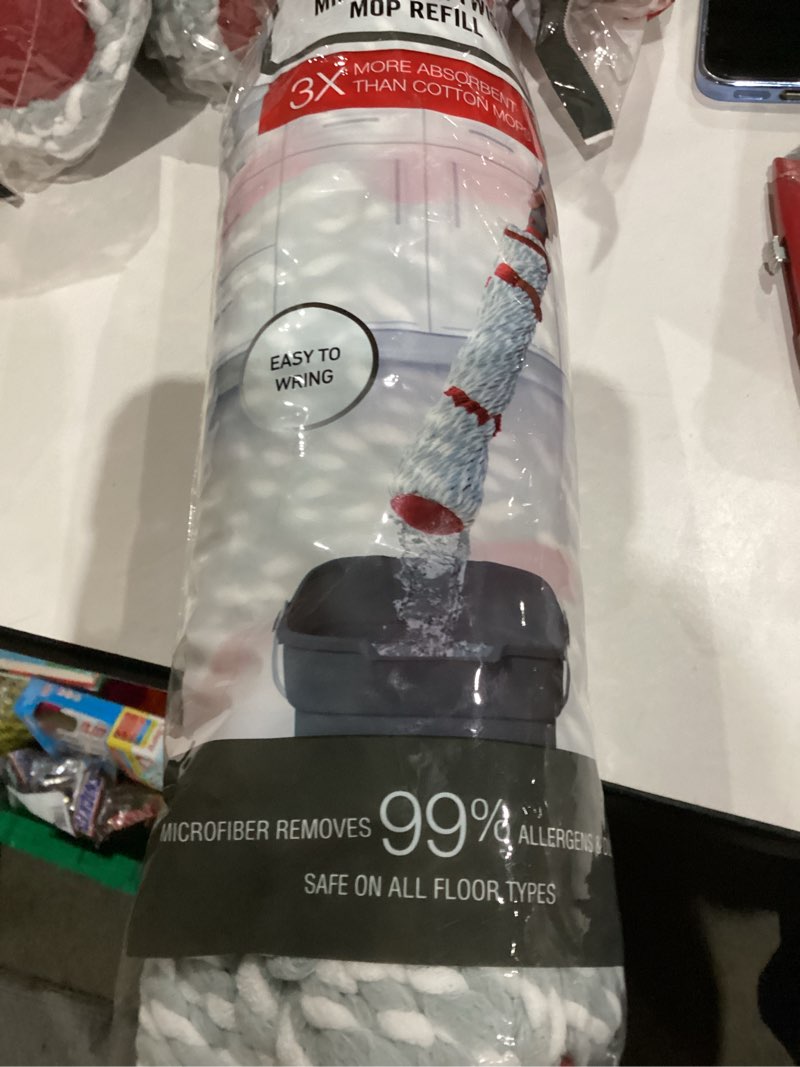 Condition photo showing Good Condition for Rubbermaid 16” Microfiber Twist Mop Refill White Fits Mop #2088701