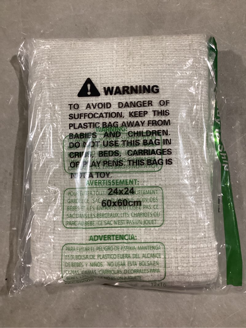 Condition photo showing Good Condition for decorUhome Christmas Cream White Chenille Throw Pillow Covers 24x24 Set of 2 Thick Textured Slubby Couch Pillow Covers Farmhouse Accent Modern Neutral Decorative Pillow Cases for Bed Sofa Living Room Cream White 24" x 24" (Pack of 2)