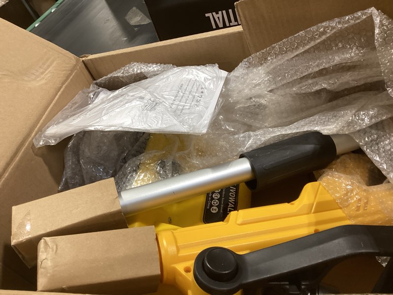 Condition photo showing Good Condition for LIVOWALNY Electric Cordless Snow Shovel Compatible with Dewalt 20V Battery, 12"x6" Clearing Path Lightweight Snow Blower, Powered Snow Thrower with LED Light, Tool Only, Battery & Charger Not Included