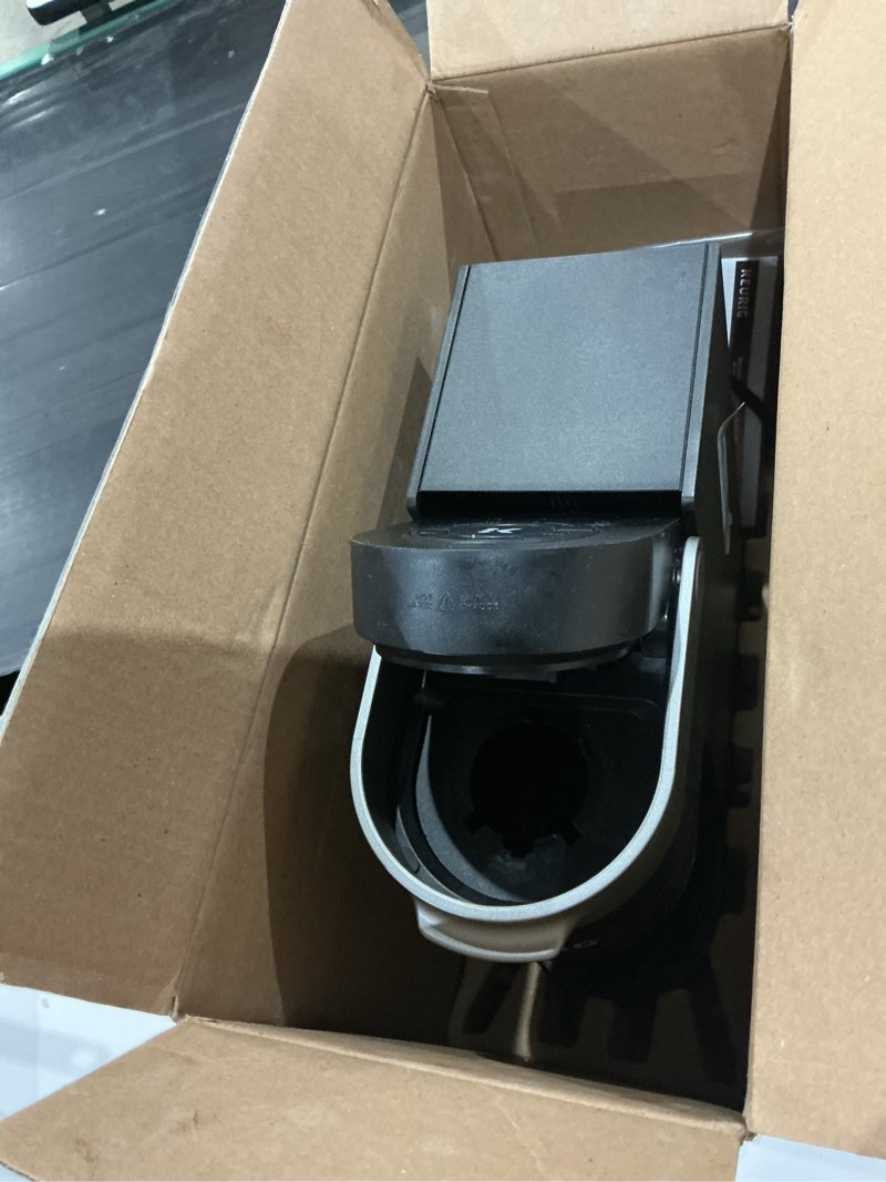 Condition photo showing As Is for keurig k-slim black single-serve k-cup pod coffee maker
