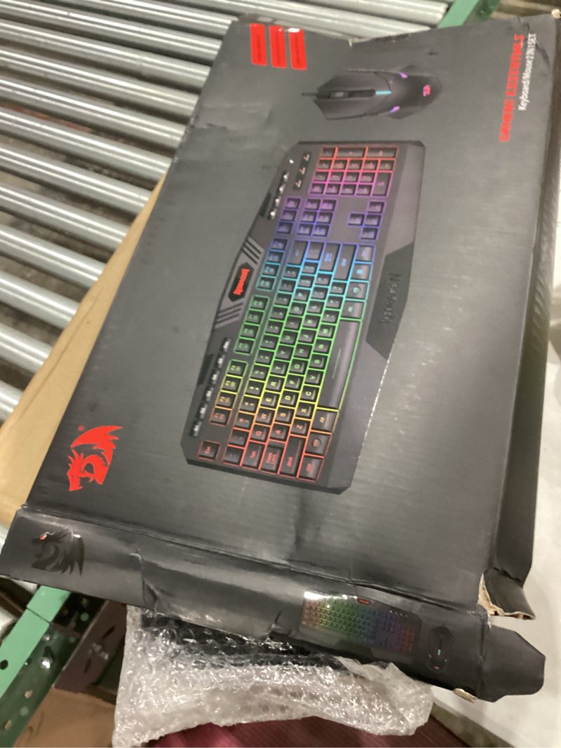 Condition photo showing Good Condition for Redragon S101-3 PRO Gaming Keyboard and Mouse, RGB Backlit Programmable Keyboard Mouse with Software, Independent Macro Record Keys, Value Combo Set, New Update Version Wired Black