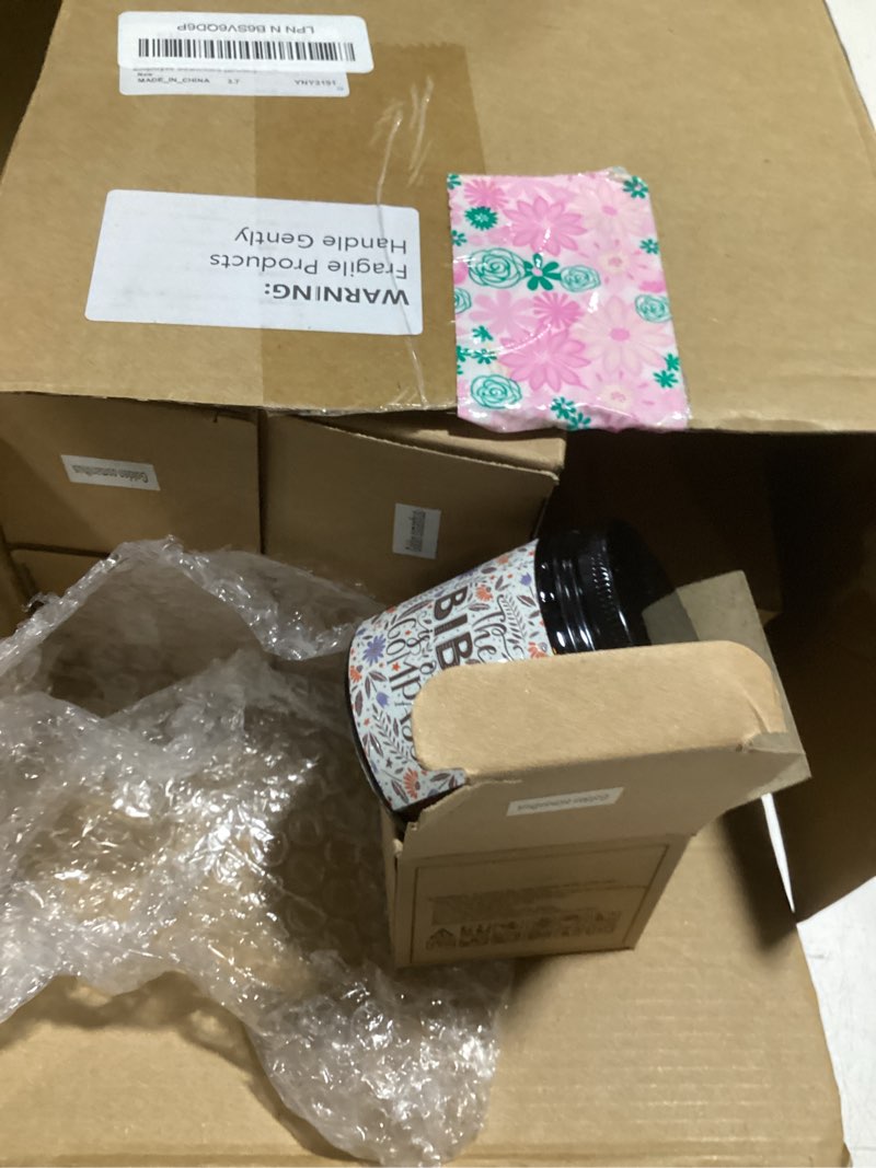 Condition photo showing Good Condition for mtlee 24 pcs christian gifts for women bulk lent with catholic bible verses religious faith jar scented candles for church coworkers employees teachers nurse healthcare worker(brown)
