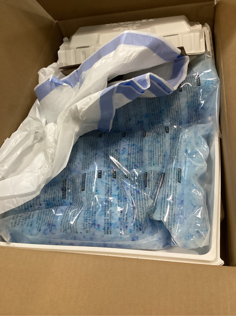Condition photo showing As Is for Crystal Cat Litter and Disposable Litter Trays 3 Sets Compatible with Petsafe Scoop-Free Classic/Legacy/Smart Litter Boxes, Triple Leak Proof Design, Excellent OdorControl, One-Hand Disposing. 3pcs blue