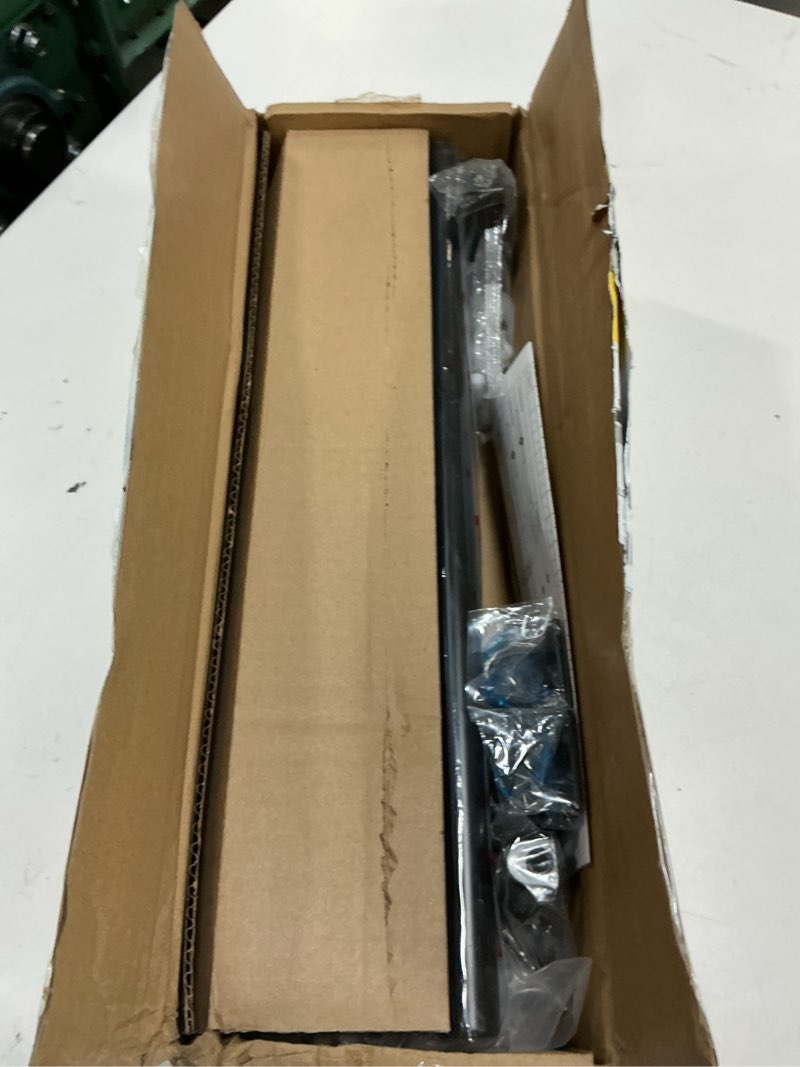 Condition photo showing Good Condition for enjoybasics double curtain rod?blackout wrap-around curtain rods for windows 48 to 84 inch?adjustable from 32 to 86 inch for room darkening curtains, matte black black 32-86"
