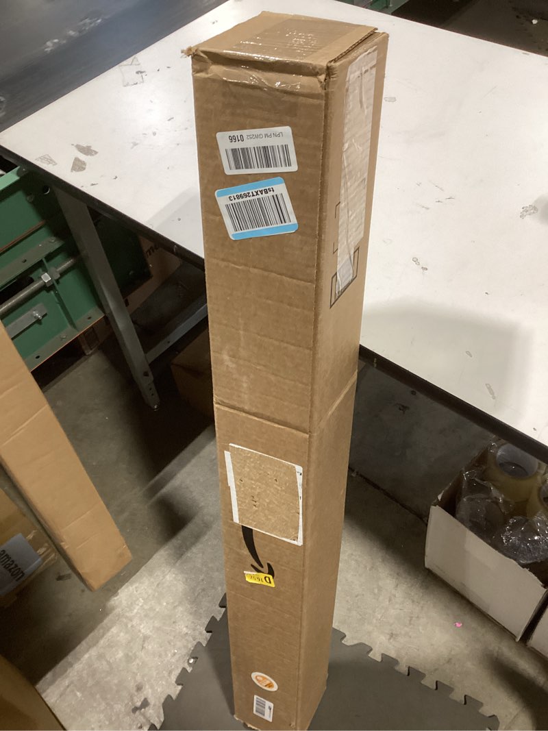 Condition photo showing Good Condition for no-twist shower curtain rod by ezfurni, 42–82 inch heavy duty tension rod with lock-in stability, no drill, spring-loaded non-slip secure hold for bathroom, window, closet, 1.26" diameter, black black 42-82 inches