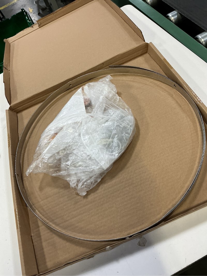 Condition photo showing Good Condition for 24 inch ceiling drapes hanging kit?silver metal ceiling drapes hoop ring kit - heavy duty hanging hardware for wedding decor, party, canopy - easy no-drill installation, reusable