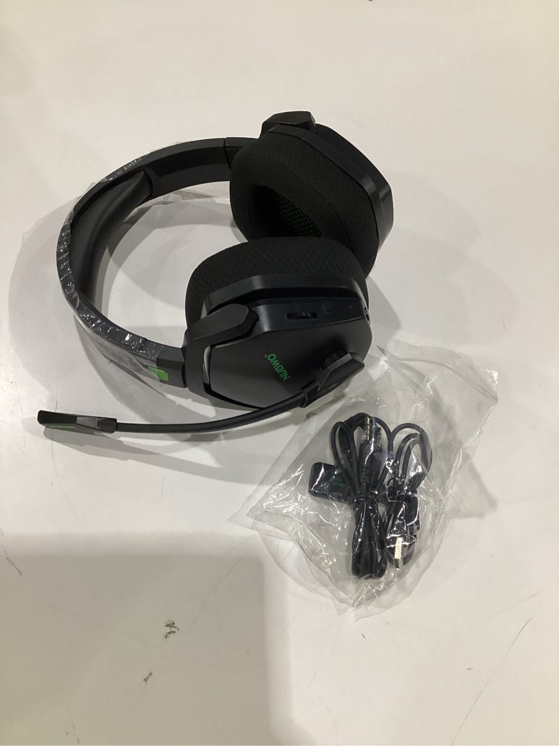 Condition photo showing Good Condition for nubwo g06 dual wireless gaming headset with microphone for ps5, ps4, pc - 23ms low latency audio - 100-hour of playtime - 50mm drivers (black-green)