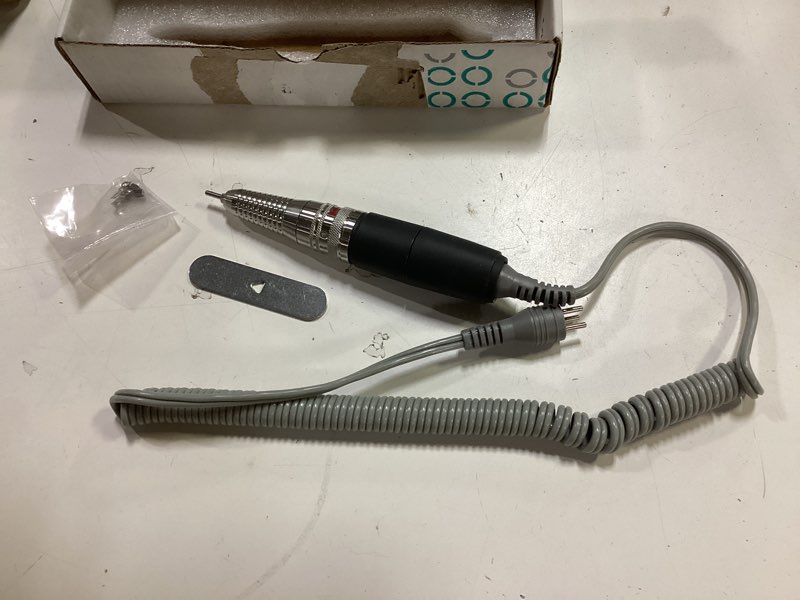 Condition photo showing Good Condition for nail drill handpiece for up200 machine, compatible with kupa kp55, kp60, kp5000, homove 35000rpm professional electric nail file handle replacement 3 pins, low noise and comfortable (only handpiece)
