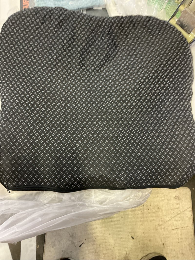 Condition photo showing As Is for adult booster seat for car | ergonomic cushioned seat pad | multipurpose portable auto cushion, breathable and thickened for comfortable driving, ideal car accessory car booster seat for adults | erg